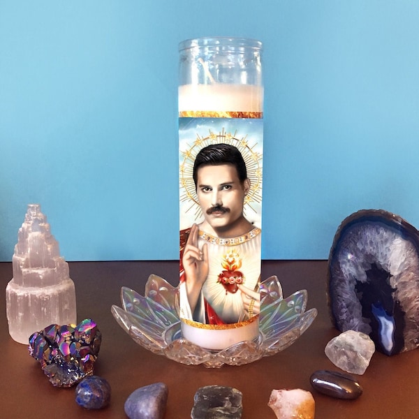 Saint Farrokh - Prayer Candle - Dirty Lola - All Saints - Pop Culture - Parody - Alter - Ritual - Spiritual