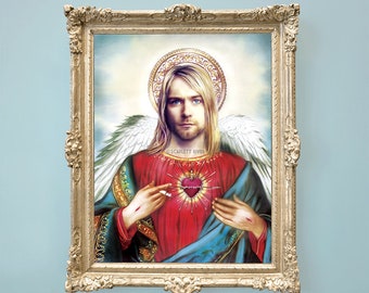 Saint - Kurt - Art Print - Illustration - Portrait - Painting- Portrait