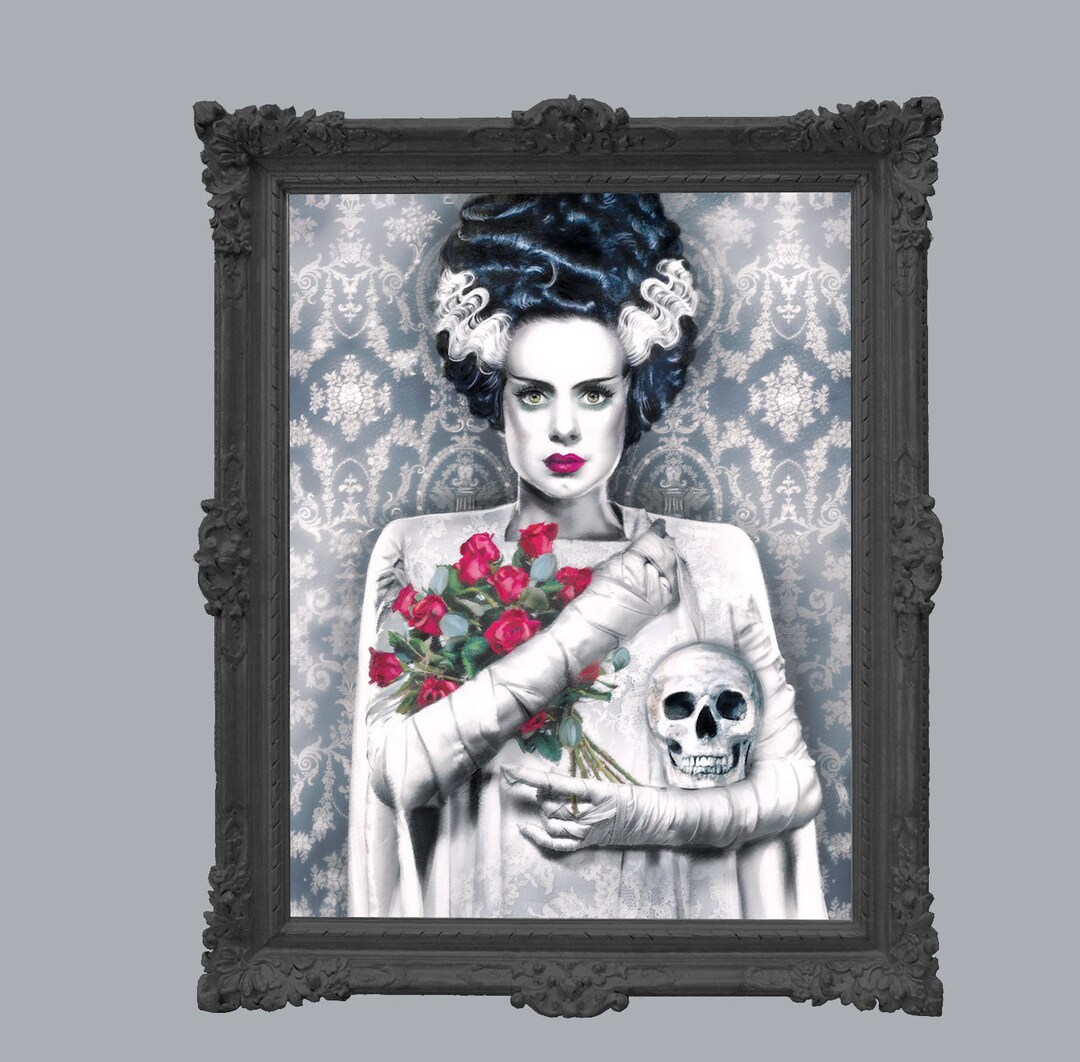 The Bride Gothic Illustration Art Print Fan Art the Bride Horror ...