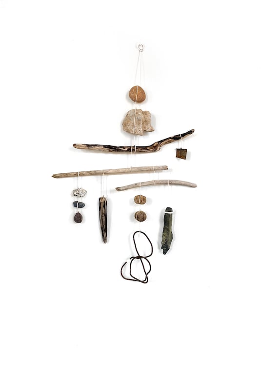 021 Nature Mobile / Stone Wall Hanging Etsy