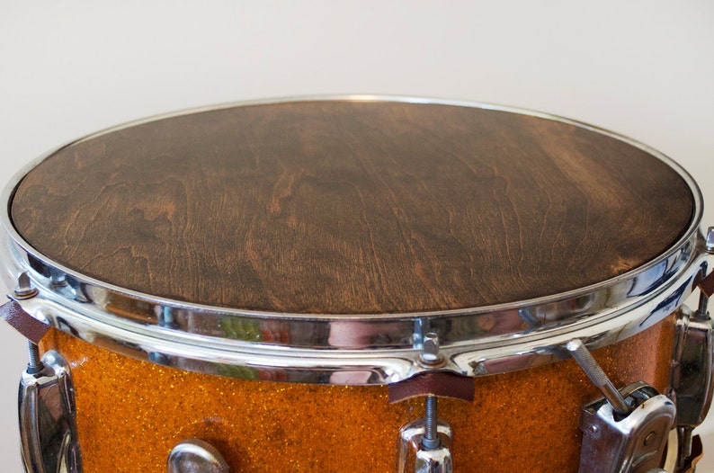 Mid Century Modern Inspired Vintage Snare Drum Table Etsy