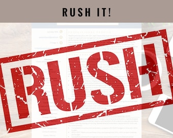 RUSH Add On (Contact Before Purchasing)