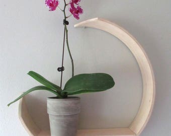Wall Decor Plant Shelfl Flower Shelf| Gift for Girlfriend| Gift for Mom|Orchid Shelf||KHLORIS 14”