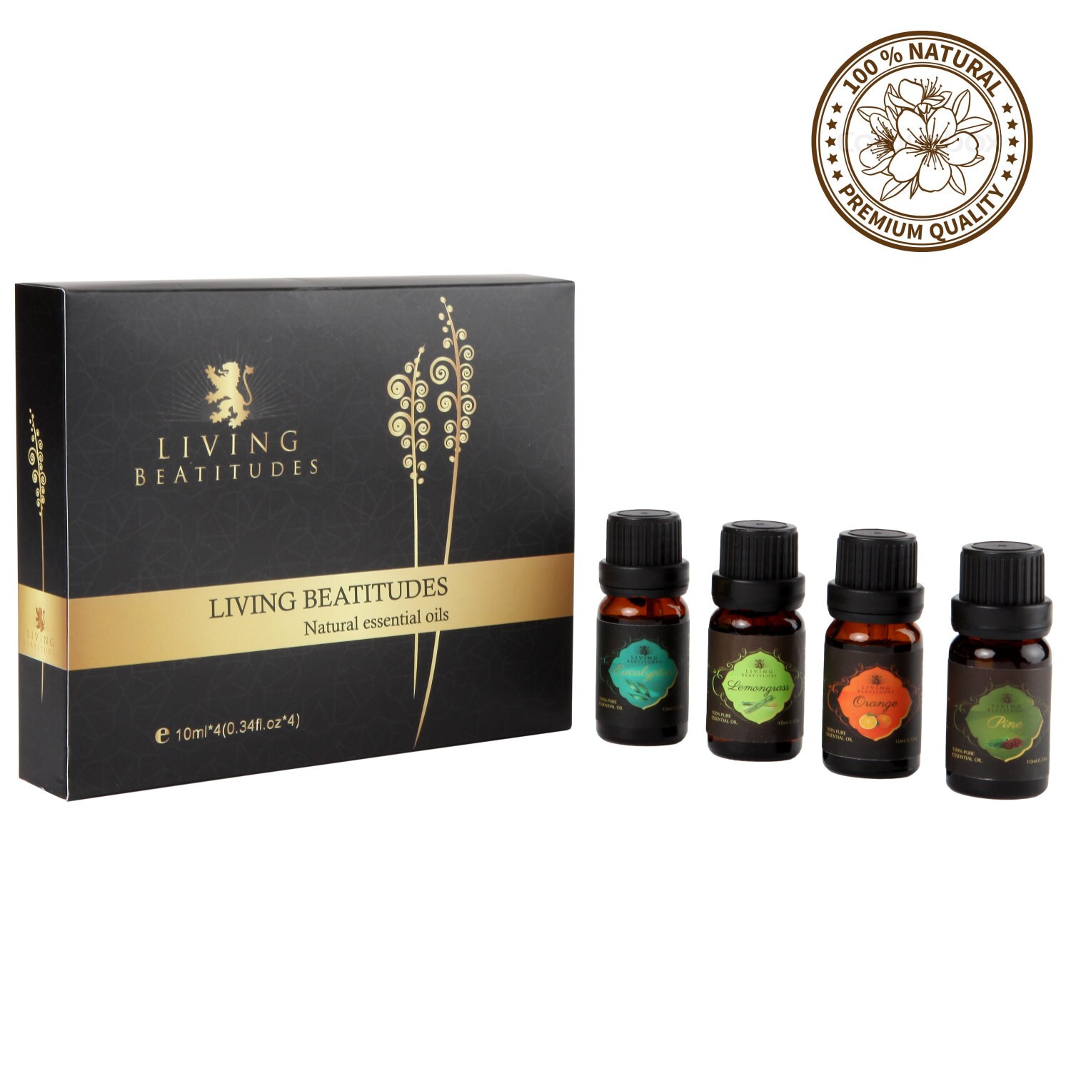 Organic Aromatherapy Essential Oils (set of 4) – Sensory