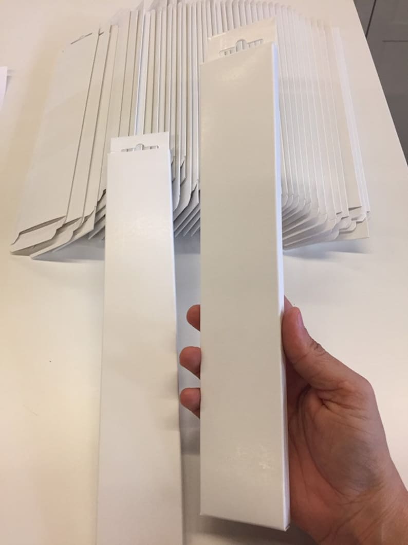 Stock Blank White Incense Box Packaging Ready to Label for Etsy