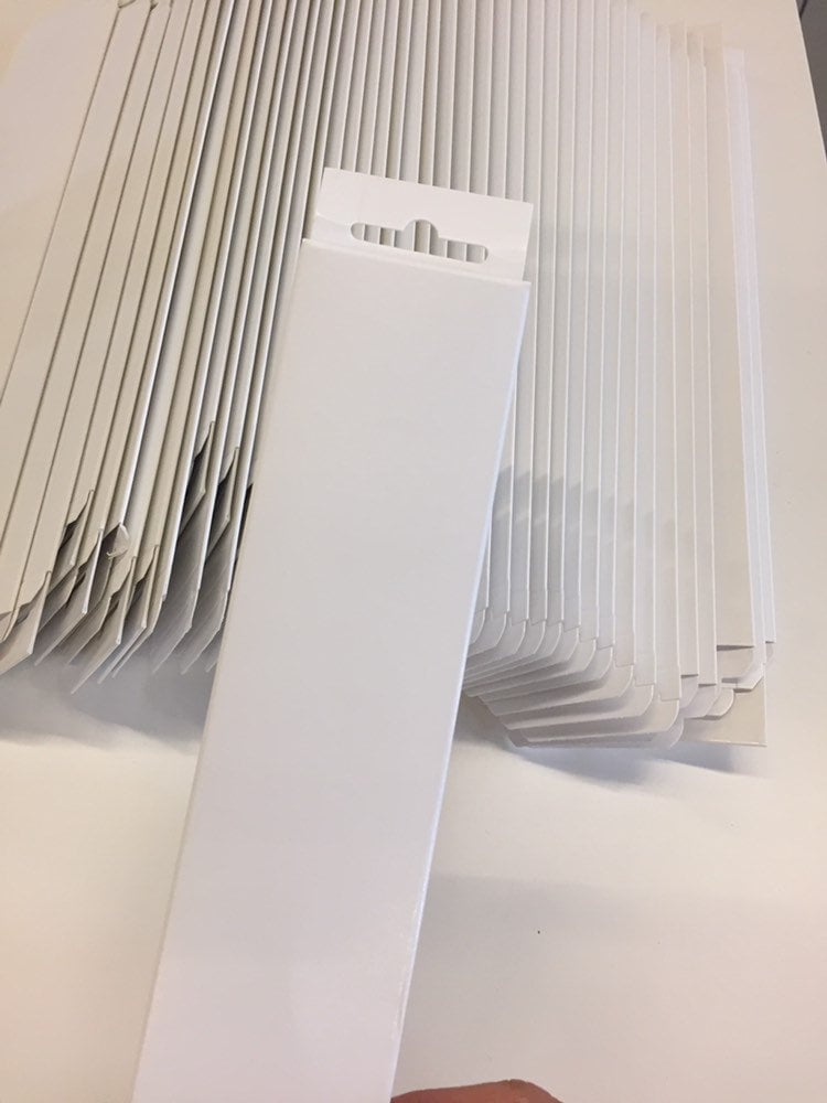 Stock Blank White Incense Box Packaging Ready to Label for Etsy