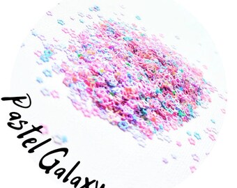 Pastell Galaxie Glitzer