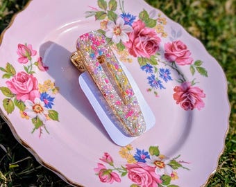 Horquilla con chispas de arcoíris