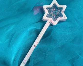 Varita de hada de resina / Varita mágica de estrella, accesorio para disfraces