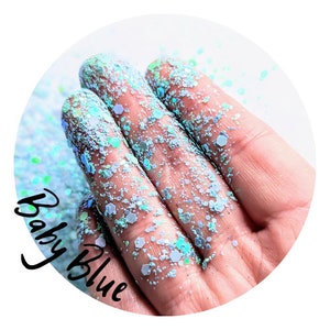 Baby Blue Glitter