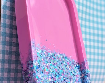 Pink Sparkle Glitter Trinket Tray