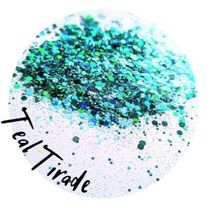 Teal Green Glitter