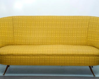 Zwei-Sitzer Sofa im Stil von Ico Parisi, Italien, 1950er Jahre