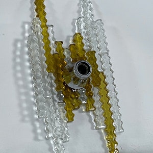 Poliarte, large single wall lamp in Murano glass. Italy 1970s