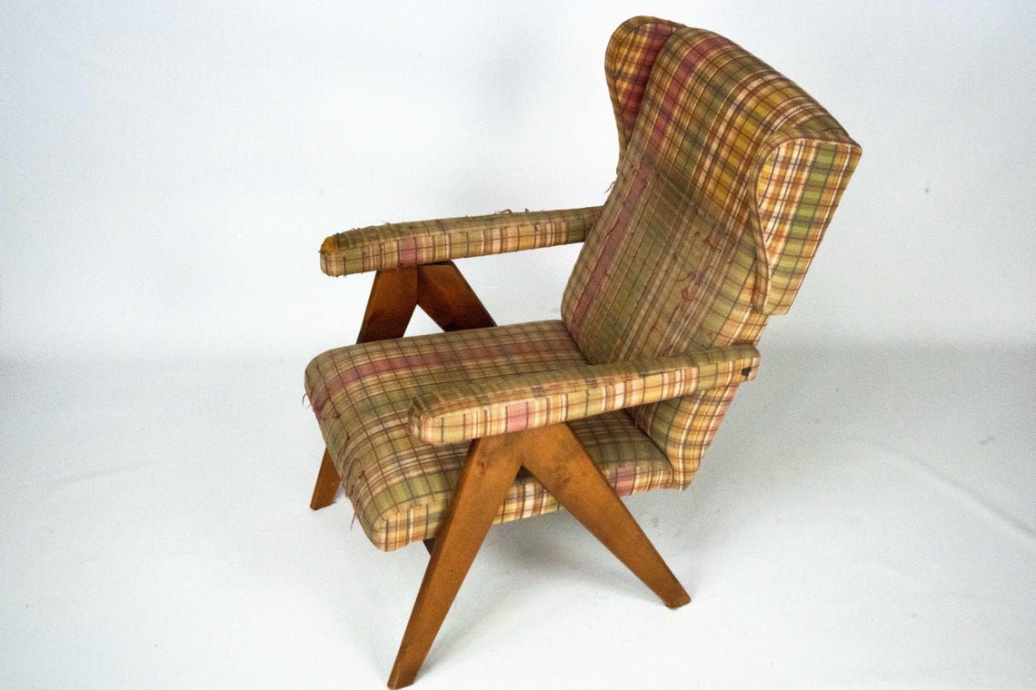 Italian Mid-Century Modern Reclining Armchair, 1960s, foto 3 de 5