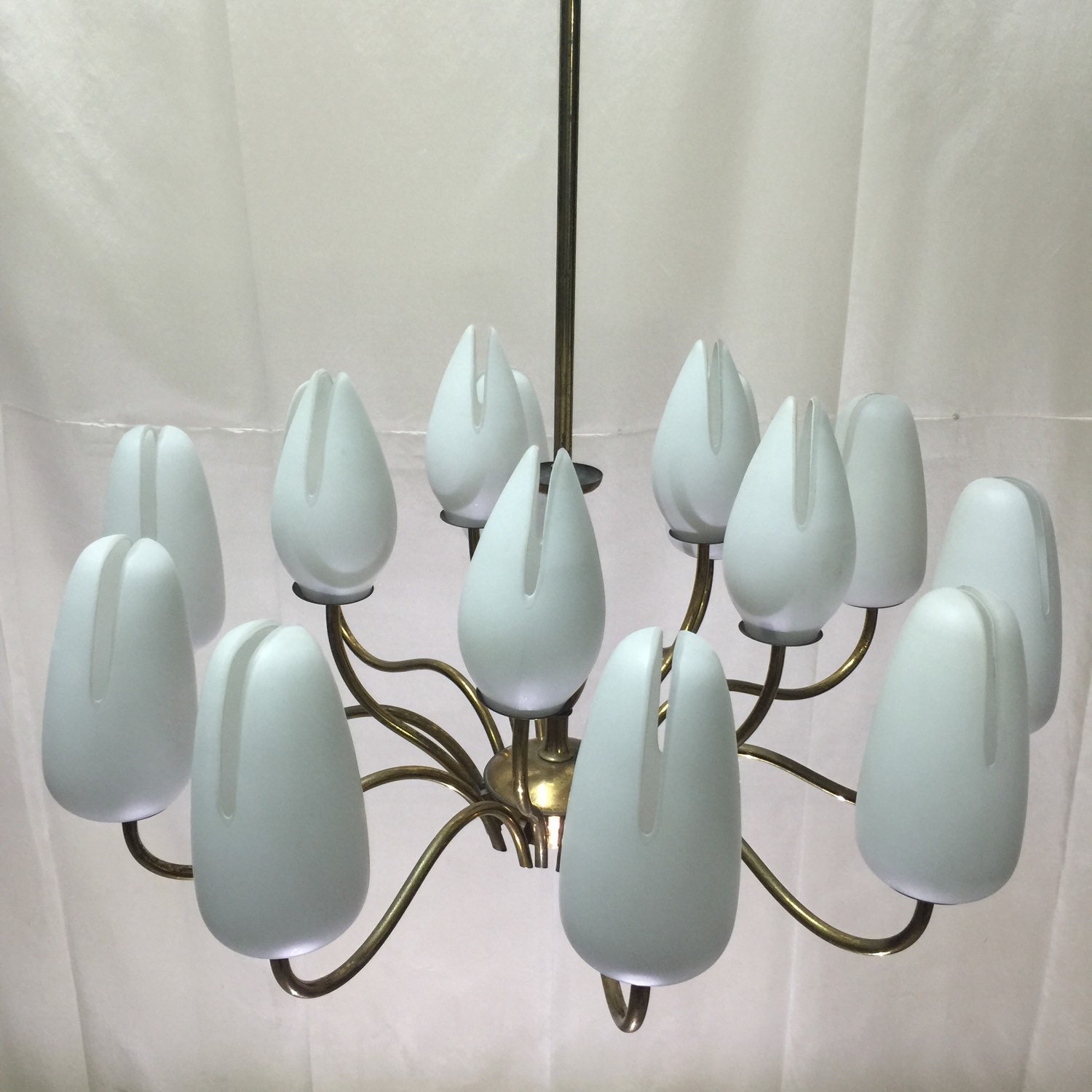 アレドルーチェ・モンツァ風のイタリア製ヴィンテージシャンデリア