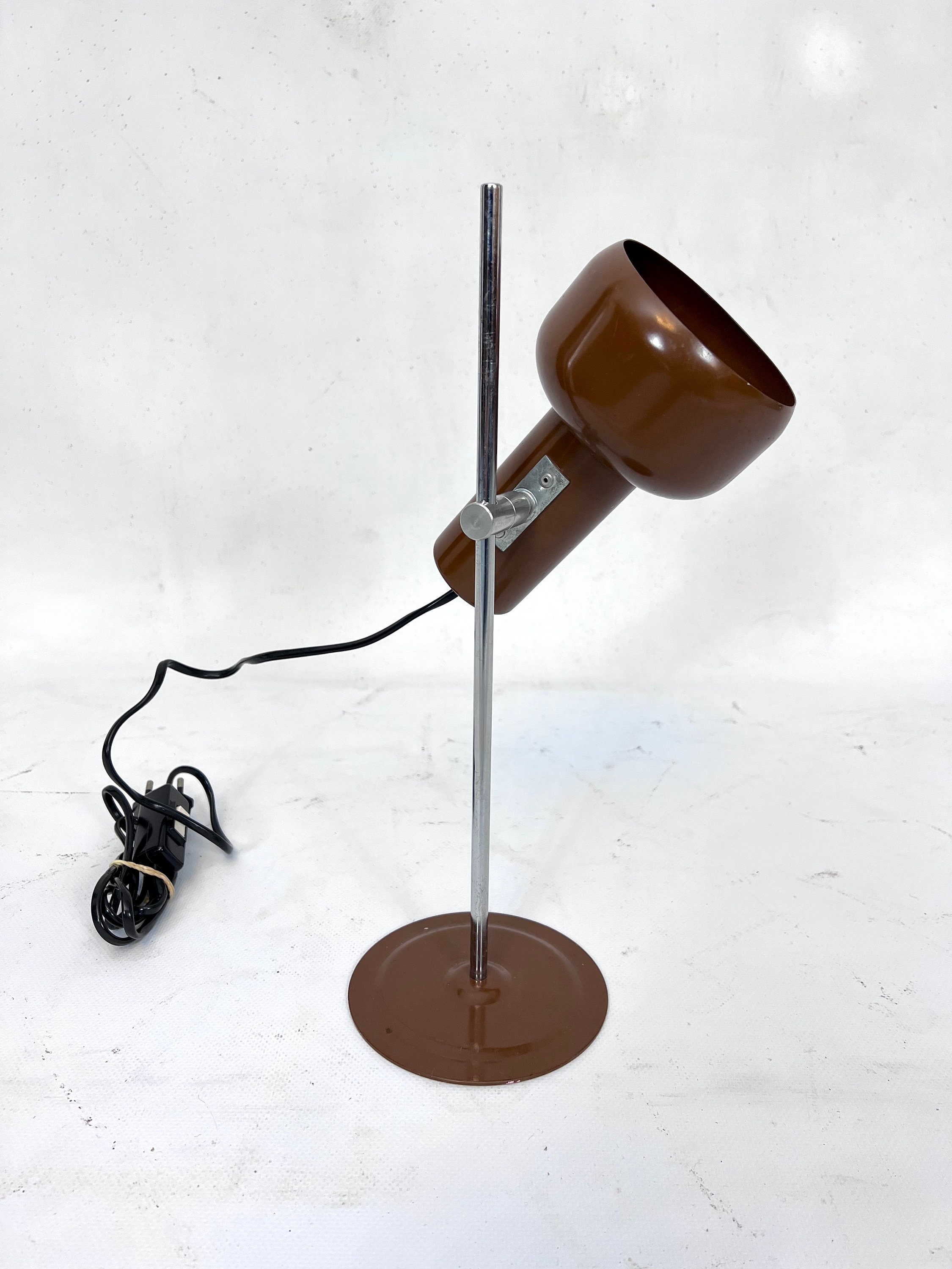 Vintage Italian Articulated Metal Table Lamp From 70s - Etsy