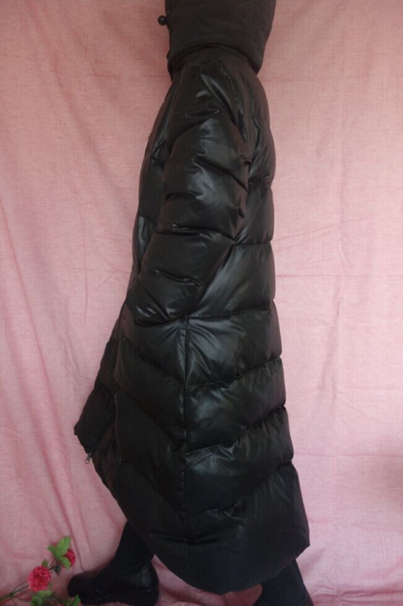 Hooded Long Down Coat Winter Down Coat Women Warm Down Coat Etsy UK