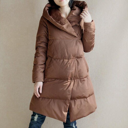 A-line Down Winter Puffer Jacket Coat 