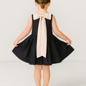 Girls Dress with back bow PDF Sewing Pattern,Download Girl Dress PDF Sewing Pattern