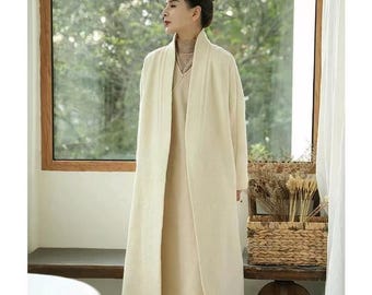 Women Wool Coat, Winter Wool Jacket, Wool Jackets Women Wool Coat Any Size