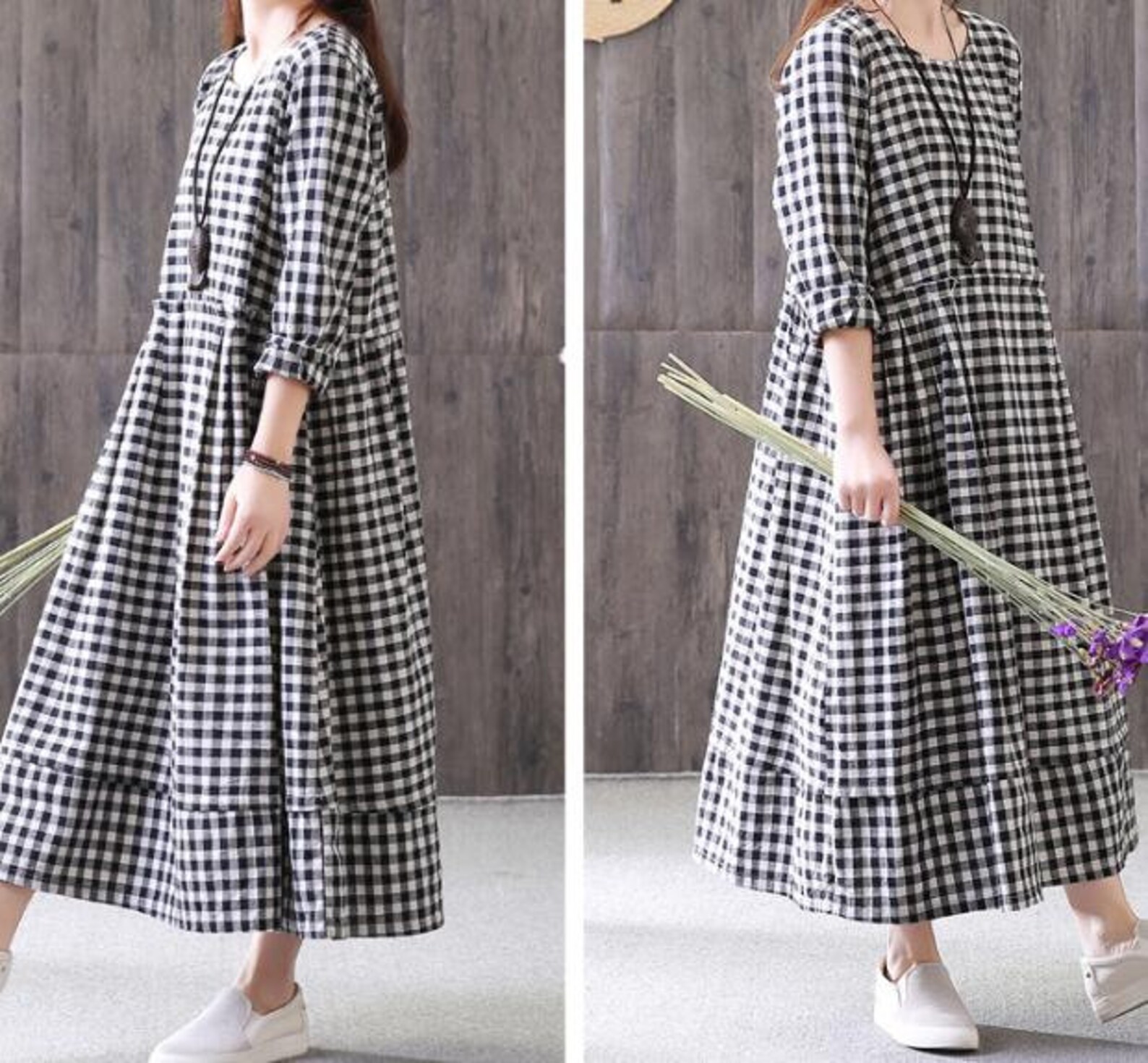 Linen Women Dress Linen Cotton Women Dresses Women Linen Etsy