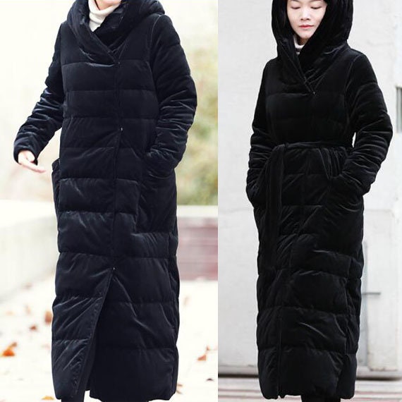 Large Pockets Duck Down CoatWomen Winter Coat Women Long | Etsy