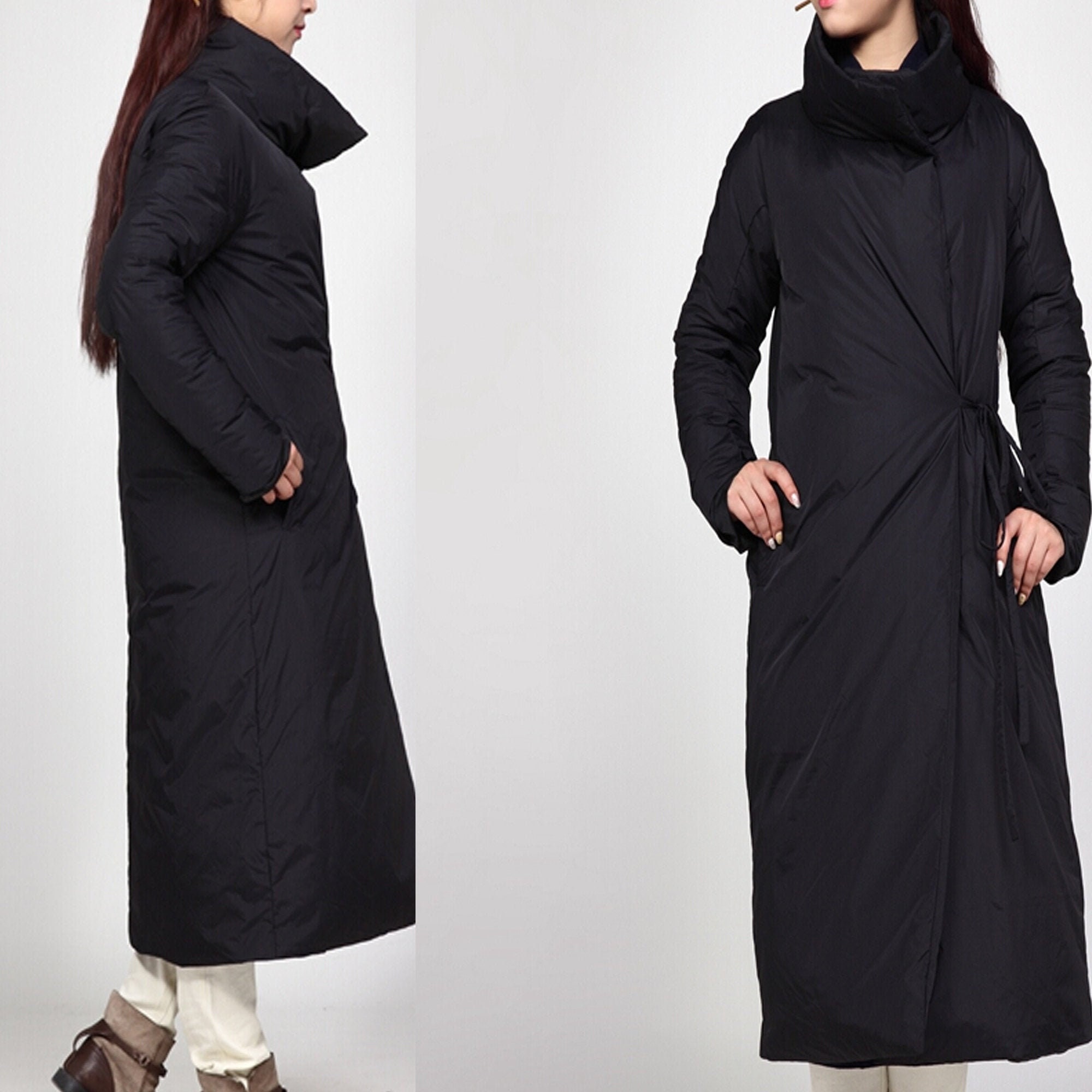 Long Winter Women Down Coat Jackets Winter Down Coat Women Etsy UK