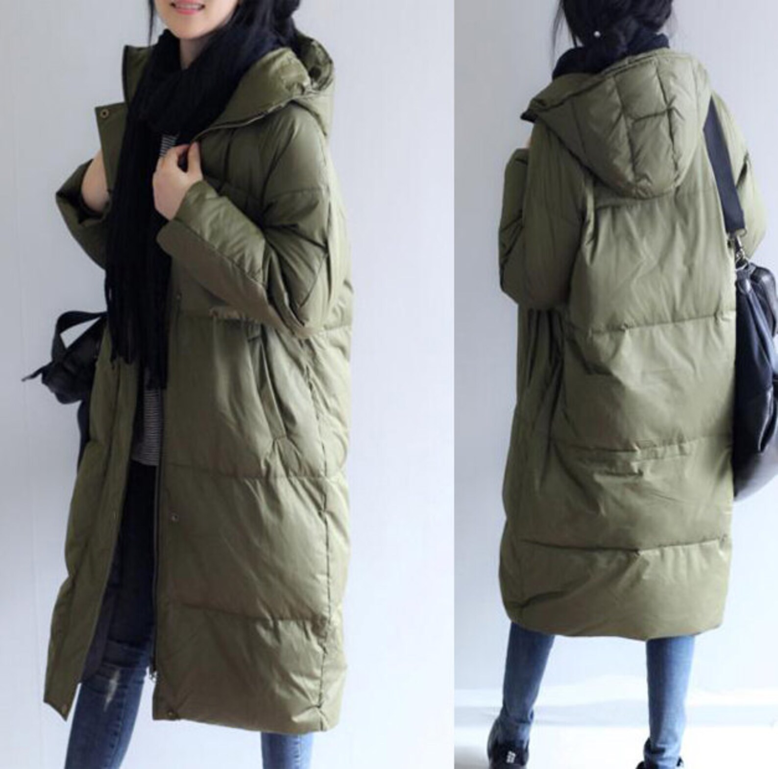 Bohemian Chocolate Hooded fashion Duck Down coat Winter main image 0