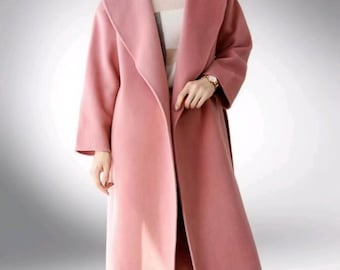 Women Wool Coat, Winter Cape Wool Jacket, Wool Jackets Women Wool Coat Any Size