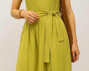 Washed Soft Cotton dress,Short sleeve Dress Minimalist Dress,Anysize dress,summer Women Dresses/9522
