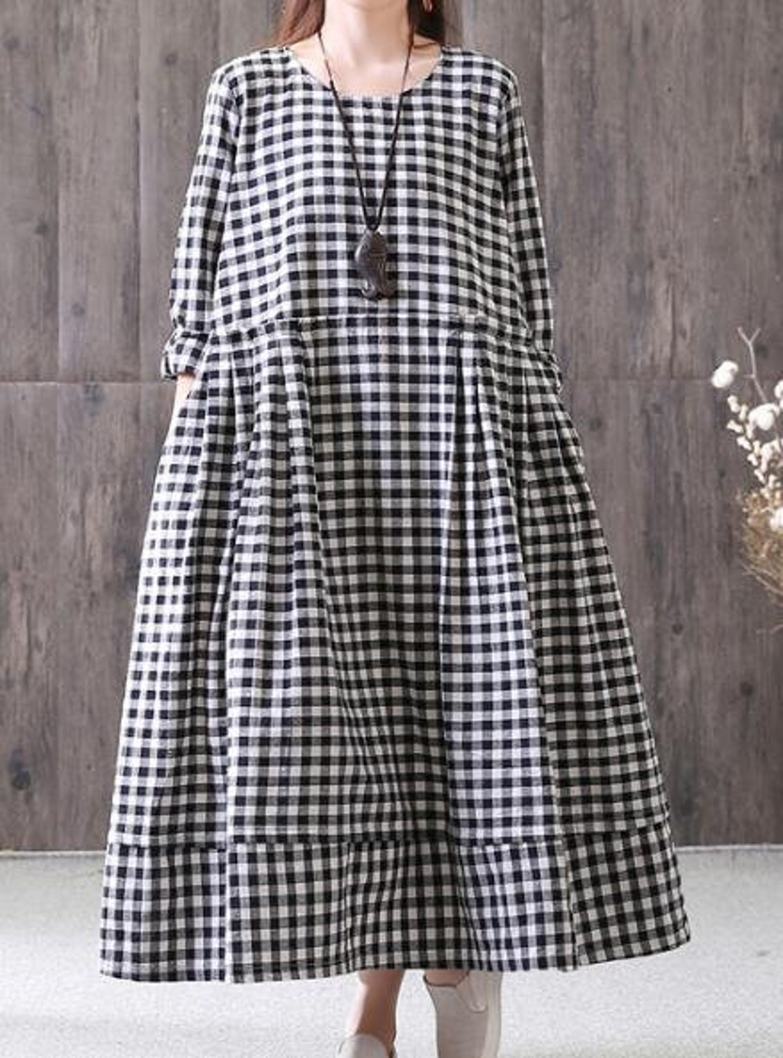 Linen Women Dress Linen Cotton Women Dresses Women Linen Etsy