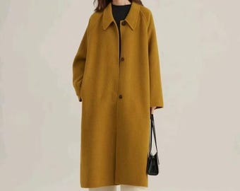 Women Wool Coat, Winter Wool Jacket, Wool Jackets Women Wool Coat Any Size