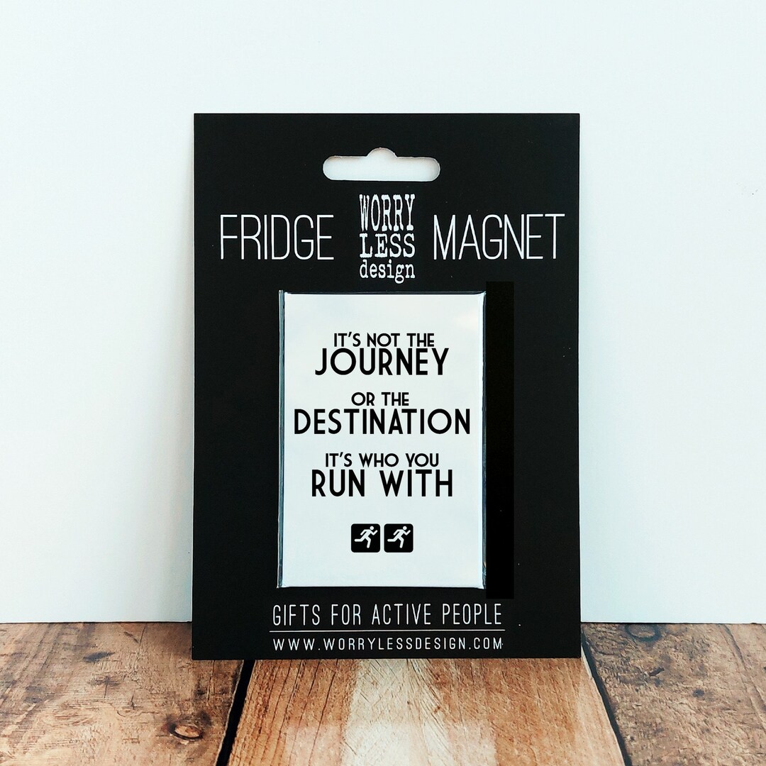 Runner Gifts Fridge It's Not the Journey, Running Gifts, Gifts
