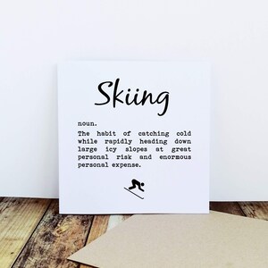 Carte De Voeux Ski Ski Skieur Carte Danniversaire Etsy Carte De Voeux Ski Ski Skieur Carte Danniversaire Etsy
