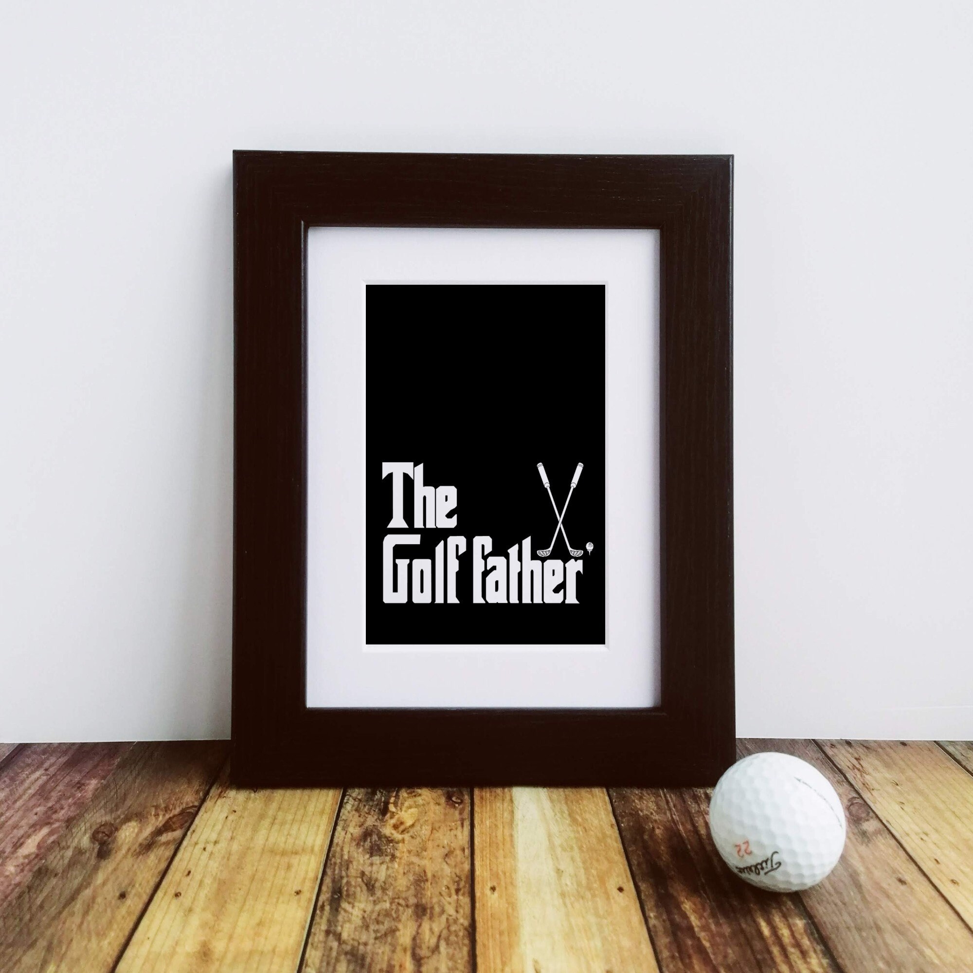 Gifts for Golfers The Golf Father. Framed or Mounted Print. Etsy