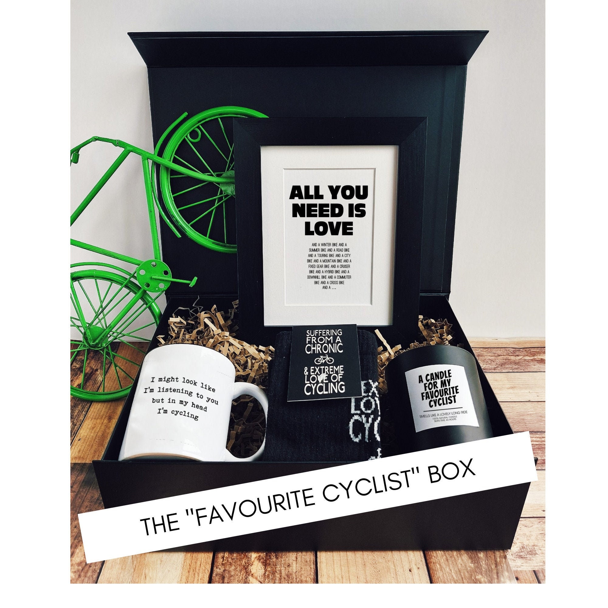 Cycling Gifts Cycling Gift Set The Favourite Cyclist Box.