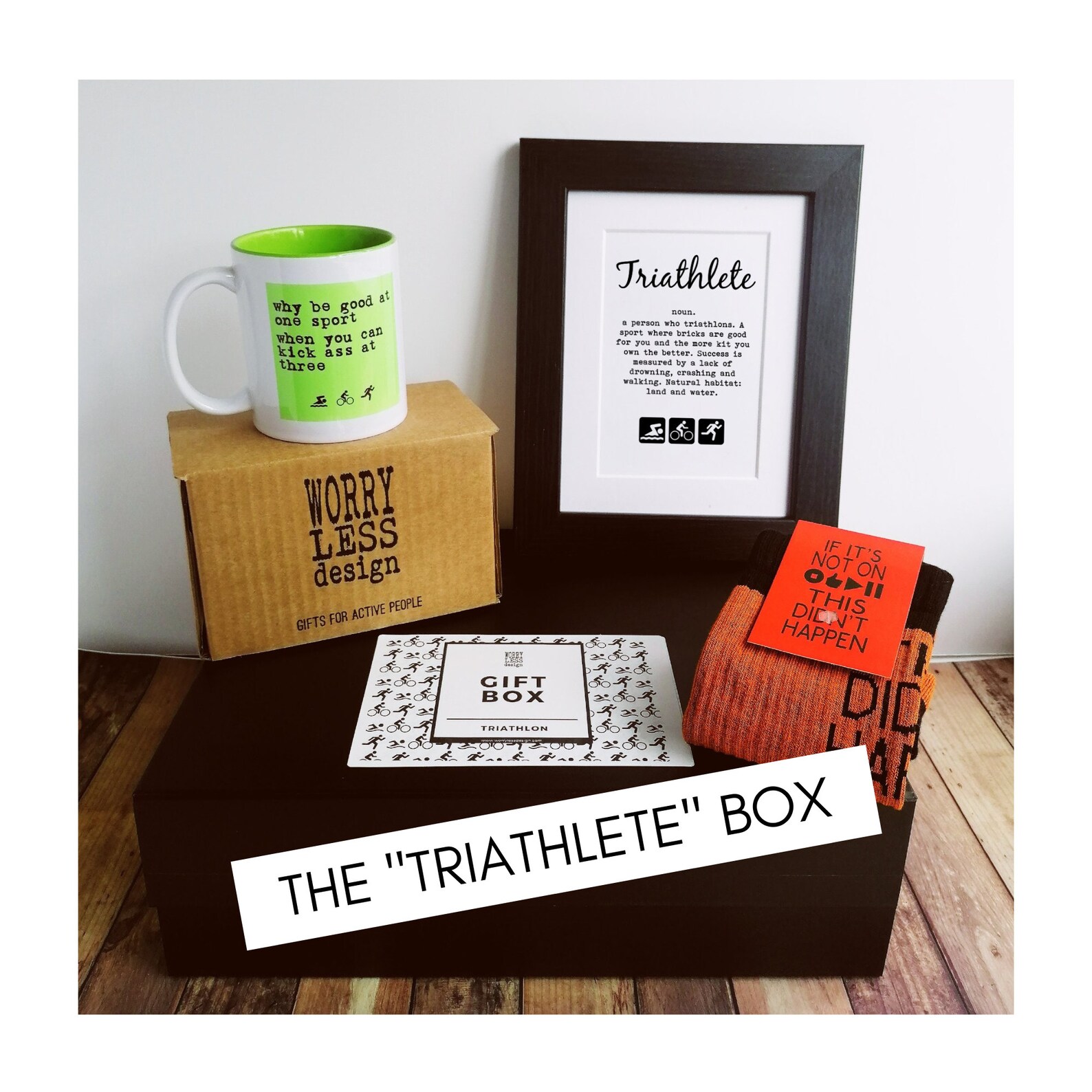 Triathlon Gifts Triathlete Gift Set Ironman Gifts Etsy