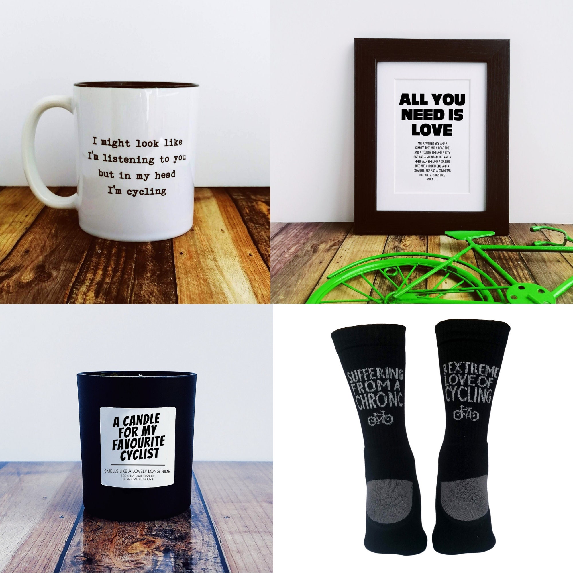 Cycling Gifts Cycling Gift Set The Favourite Etsy