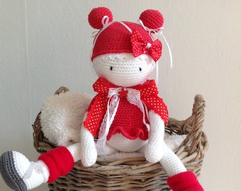 Crochet doll / amigurumi doll/ rag doll/ stuffed doll/ baby shower/ nursery decor