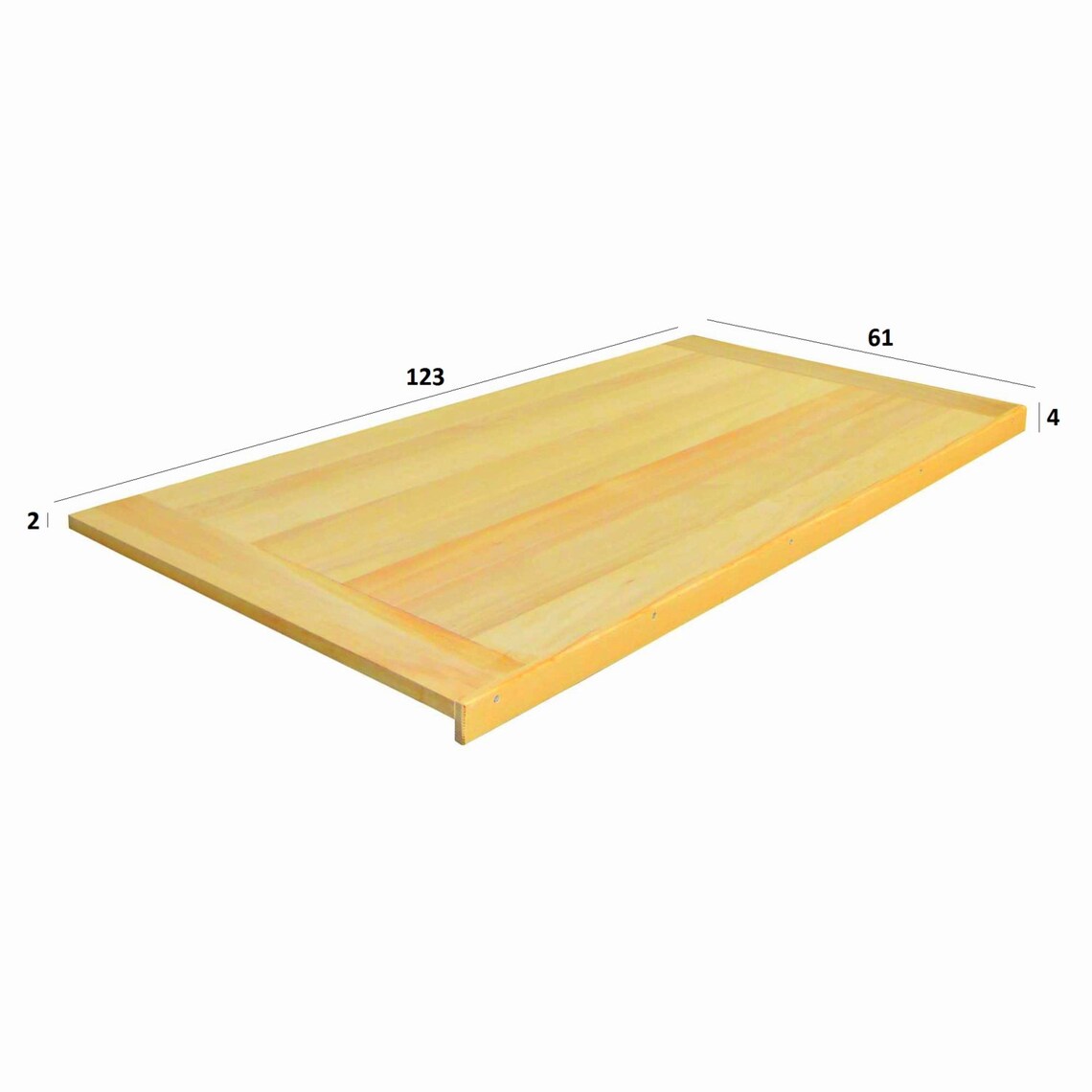 Traditional Wooden Pastry Board WITH Support Stip Size LARGE Etsy