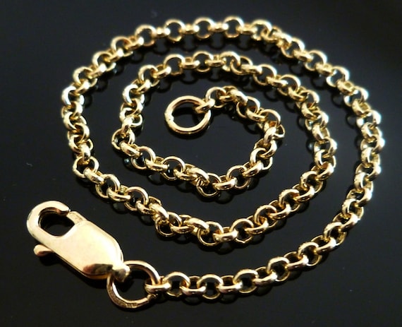 mens gold bracelets belcher