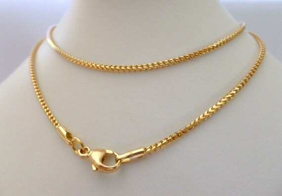 18k solid gold chain price Clearance