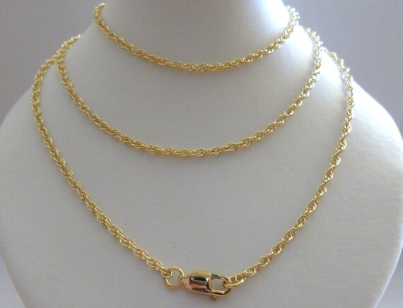 9k gold rope chain