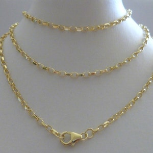 18k gold belcher chain Clearance