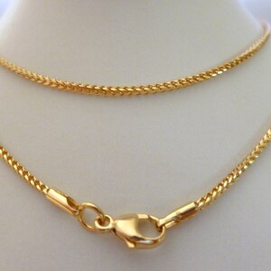 18k Solid Gold Franco Chain 18ct 750 