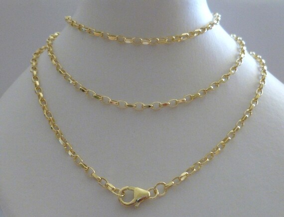 14k or jaune solide Diamond Cut Corde Chaîne Collier 16/" 2 mm 4.5 g