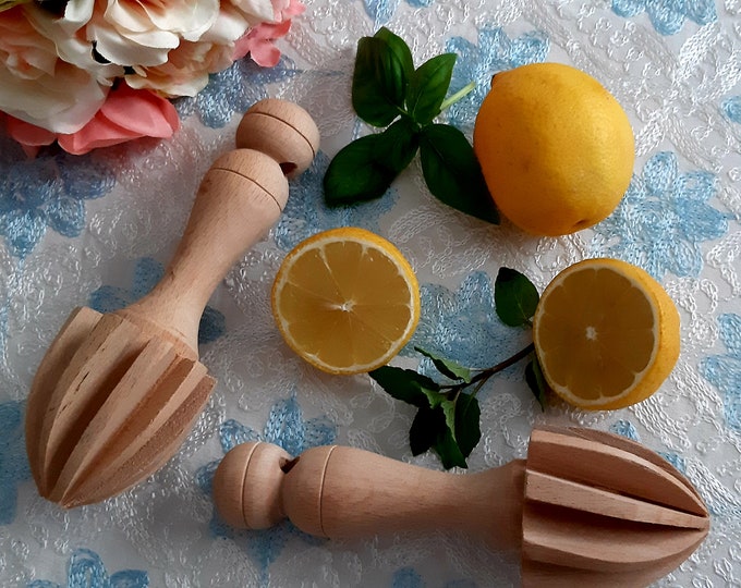 Squeezer Wooden Lemon a Great Tool for Making Fresh Citrus Etsy
