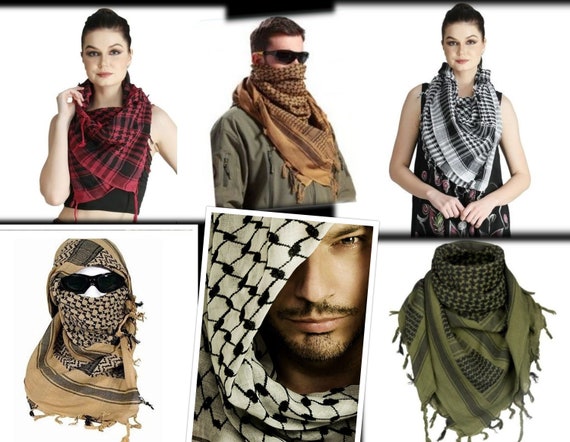 Military Arab Tactical Desert Army Shemagh Keffiyeh Scarf Wrap