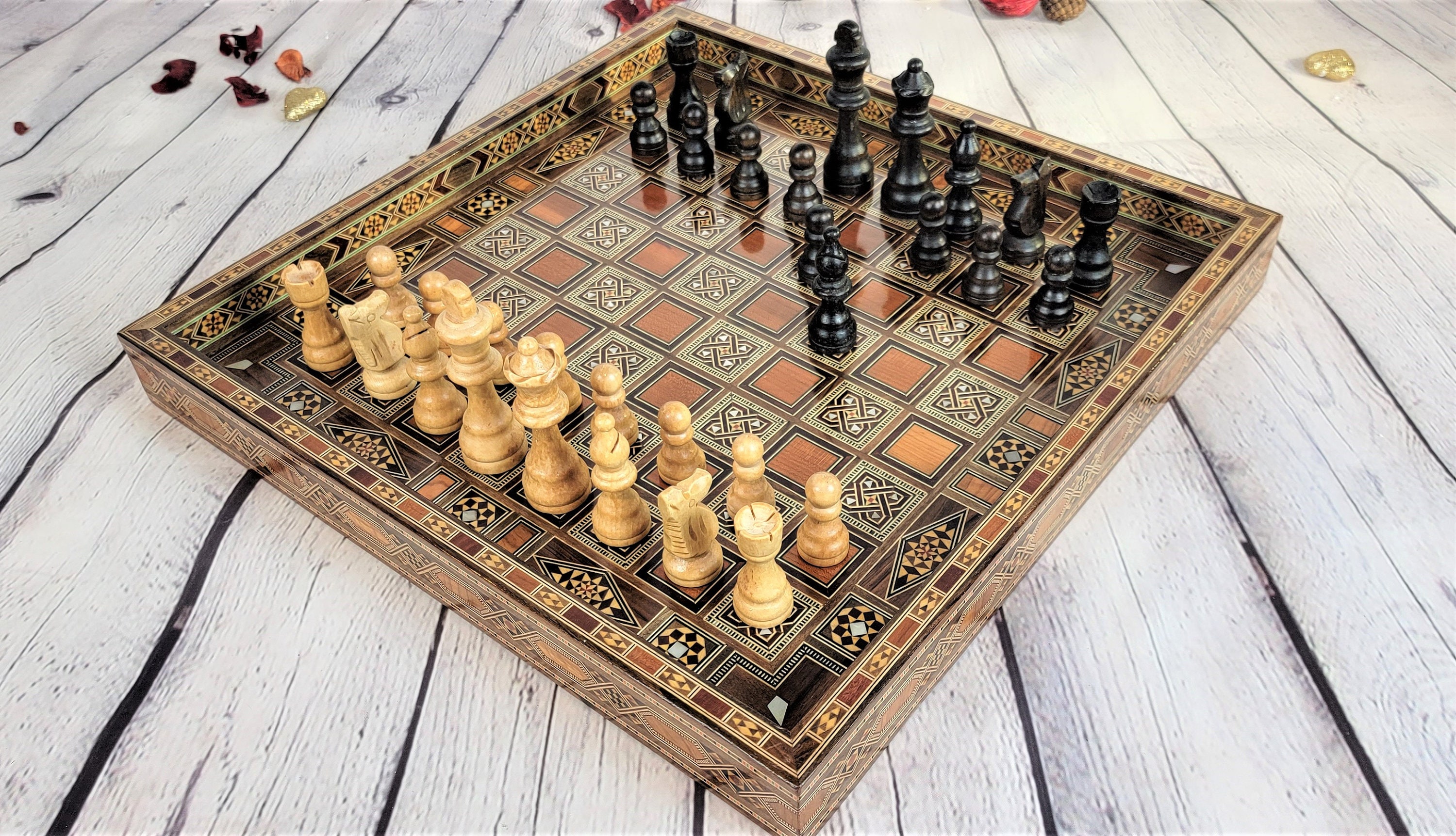 Shop by High Quality Wooden Chess Board with Notation Online